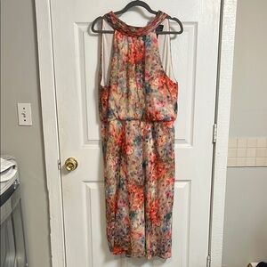 Adrianna Papell Tie Back Dress